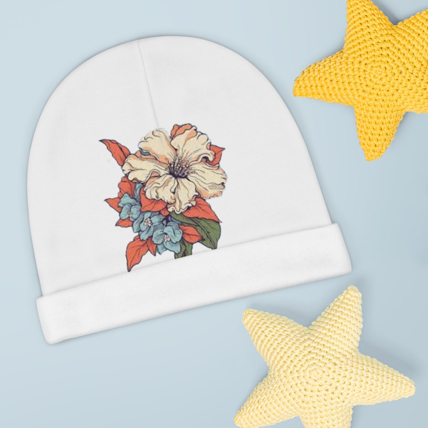 Anime Flower Beanie